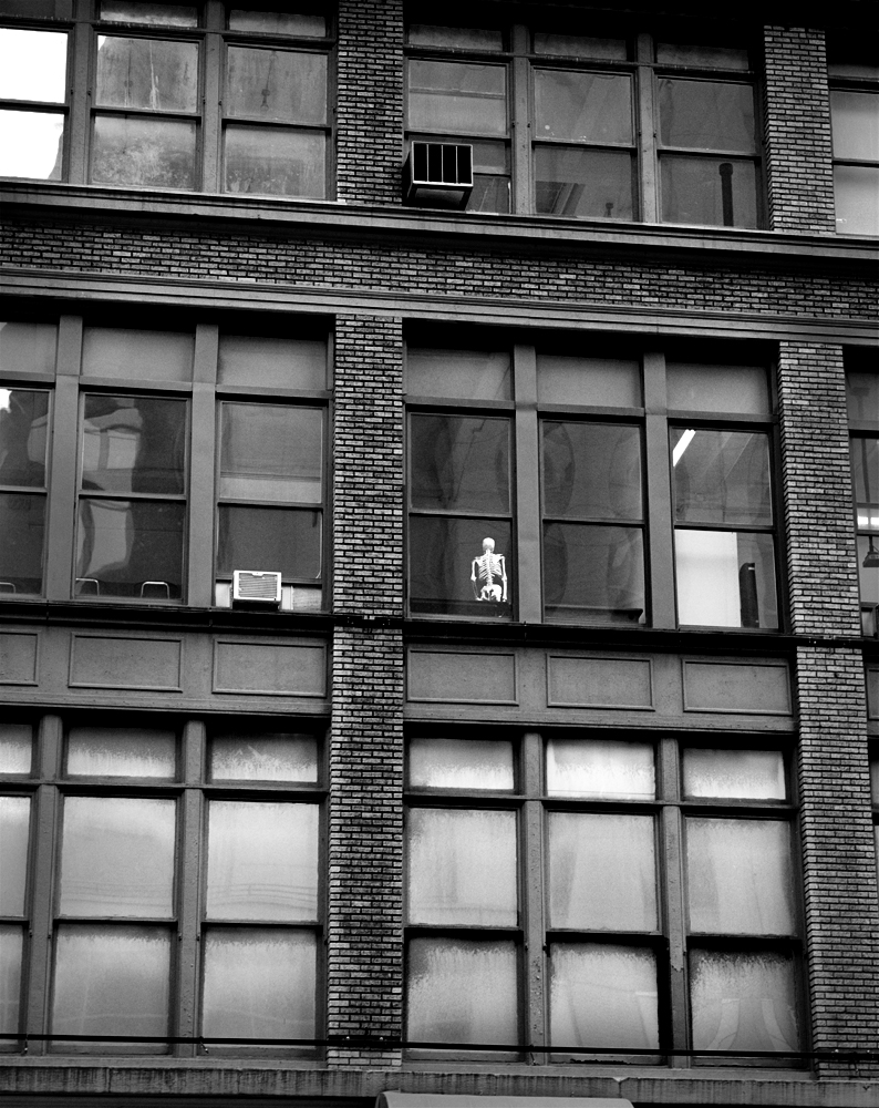 New York, Chelsea, 2010, le squelette en façade